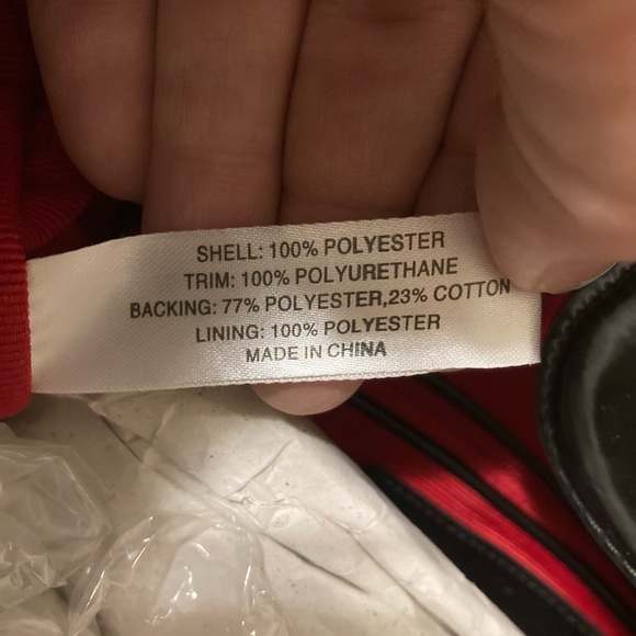 Talbots Black and Red Floral Handbag - Picture 12 of 14